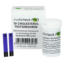 Bild von 10 Cholesterol Testsensoren für Lifetouch Multicheck PRO